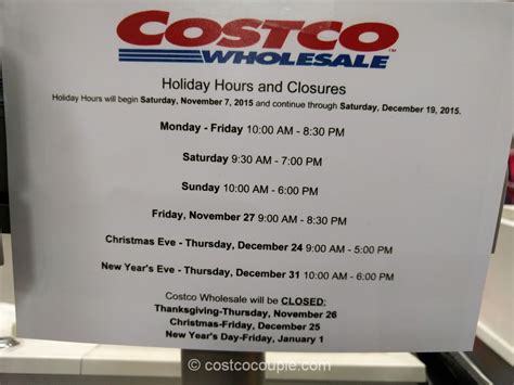 Costco is closed on Sunday 04/16/17 for Easter