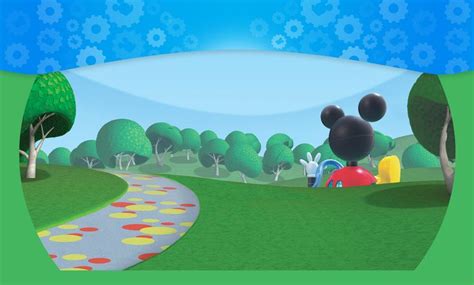 Clubhouse Rally Raceway | Mickey mouse background, Mickey mouse clubhouse party, Mickey mouse house