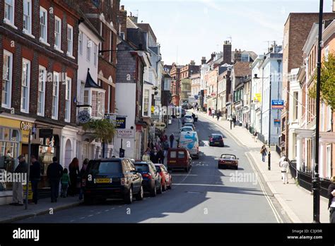 Lewes High Street, East Sussex Stock Photo - Alamy