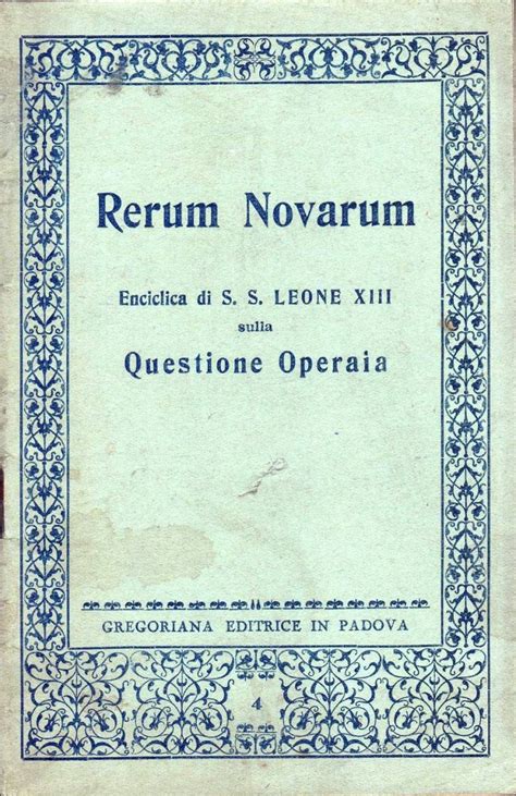 Clásicos de Historia: León XIII, Rerum Novarum