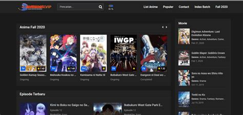 15 Situs Nonton Anime Streaming Online Movie Lengkap Sub Indo