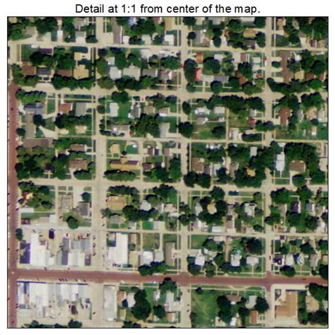 Aerial Photography Map of Hebron, NE Nebraska