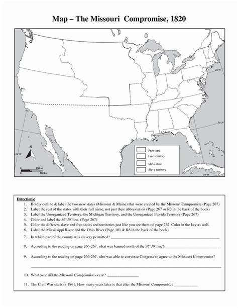 50 Civil War Map Worksheet