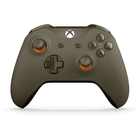 Microsoft Xbox One Bluetooth Wireless Controller, Green/Orange (Walmart ...