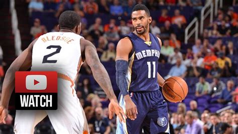 Mike Conley Full Highlights at Suns (2014.11.05) - 24 Pts, 11 Ast - YouTube