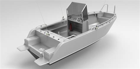 6 Meter 19.5ft Euro Sportfish - Center Console - Metal Boat Kits