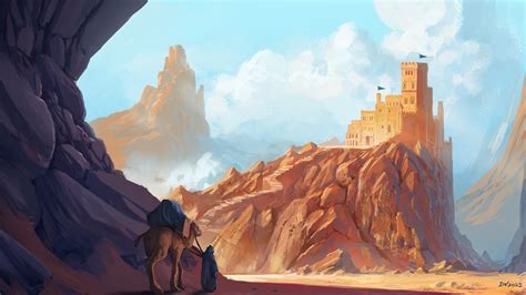 ArtStation - Desert Castle