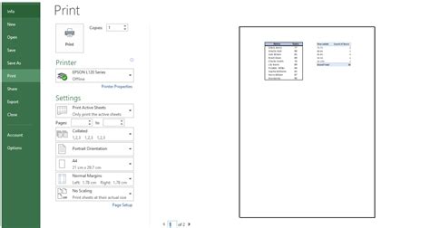 How To Fit Excel Sheet On One Page To Print