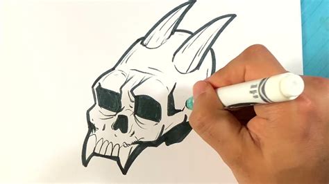 How To Draw Demon Skulls - Animalrepair25