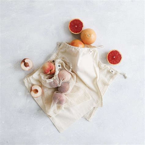 Ever Eco Organic Cotton Reusable Produce Bags - Little Earth Nest