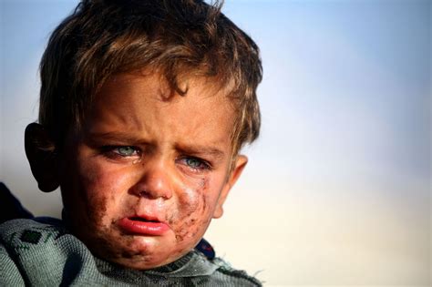 Images of children in war-torn Syria show brutal impact on region's innocent