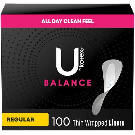 U by Kotex Barely There Regular Panty Liners - Shop Pads & Liners at H-E-B