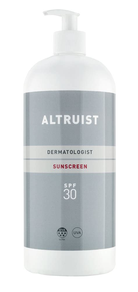 ALTRUIST. Dermatologist Sunscreen SPF 30 – Superior 5-star UVA protection by Dr Andrew Birnie ...