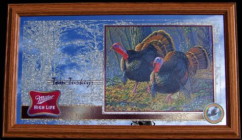 Miller High Life Tom Turkey NEW Wildlife Mirror