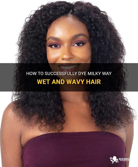 How To Successfully Dye Milky Way Wet And Wavy Hair | ShunHair