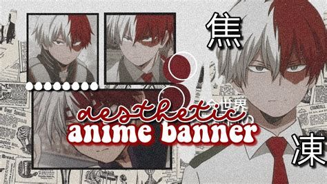 watch me edit an aesthetic anime banner - YouTube