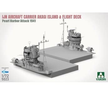 IJN Aircraft Carrier Akagi - Island And Flight Deck, Pearl Harbor ...