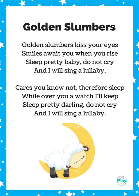 Bedtime Nursery Rhymes For Babies With Lyrics at Darla Parker blog