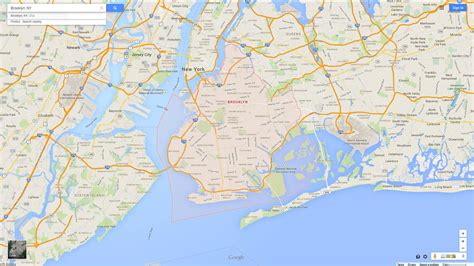 Brooklyn New York Map