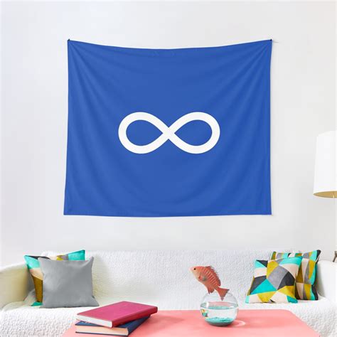 "Métis Flag, Metis Symbol, Métis Indigenous #1" Tapestry for Sale by SalahBlt | Tapestry ...