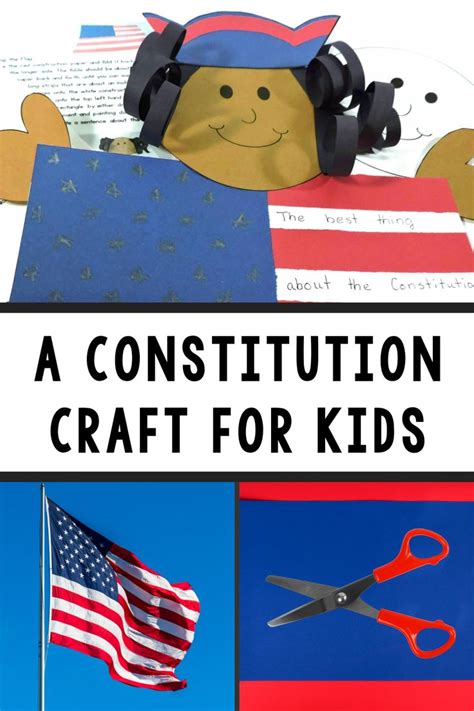 United States Constitution Craft, Writing Activity, And Bulletin Board Project For Kids in 2020 ...