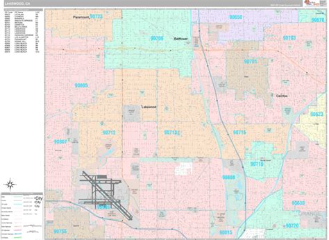 Lakewood, CA Maps