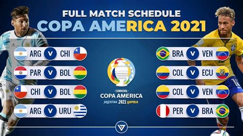 CONMEBOL Copa America 2021 Argentina & Colombia, 13th June - 10th July 2021 - Xscores News