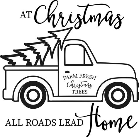 Truck Svg Vintage Truck Svg Files Christmas Truck Svg Truck Classic ...