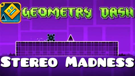 Geometry Dash Stereo Madness with 3 Coins - YouTube