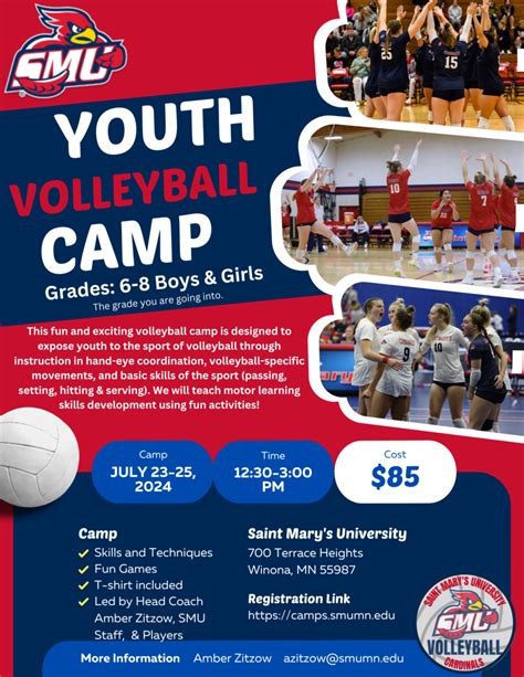 Summer 2024 Youth Volleyball Camp | Camps