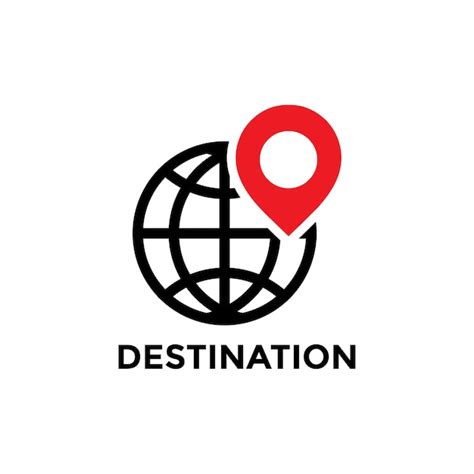 Premium Vector | Destination icon design template vector isolated