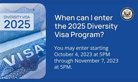 INSTRUCTIONS FOR THE 2025 DIVERSITY IMMIGRANT VISA PROGRAM (DV-2025 ...