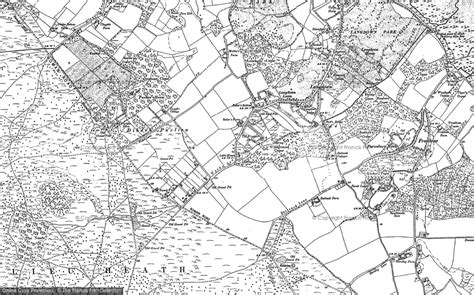 Historic Ordnance Survey Map of Dibden Purlieu, 1895 - 1896