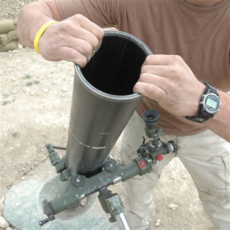 120mm Mortar | M120 Mortar System set up and ready to go..at… | Cactus | Flickr