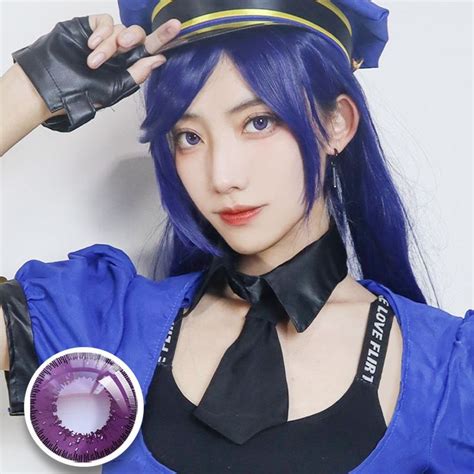 COSPLAY PURPLE COLOR CONTACT LENSES (2 PIECES) YC24555 | Contact lenses ...