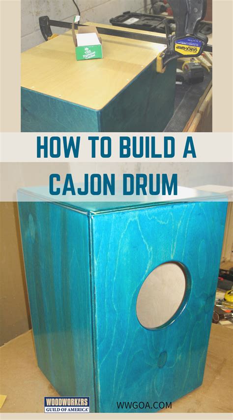 How to Build a Cajon Drum: Cajon Drum Plans | WWGOA | Cajon drum, Beginner woodworking projects ...