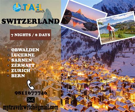 Switzerland Tour Package | Switzerland tour package, Switzerland tour ...