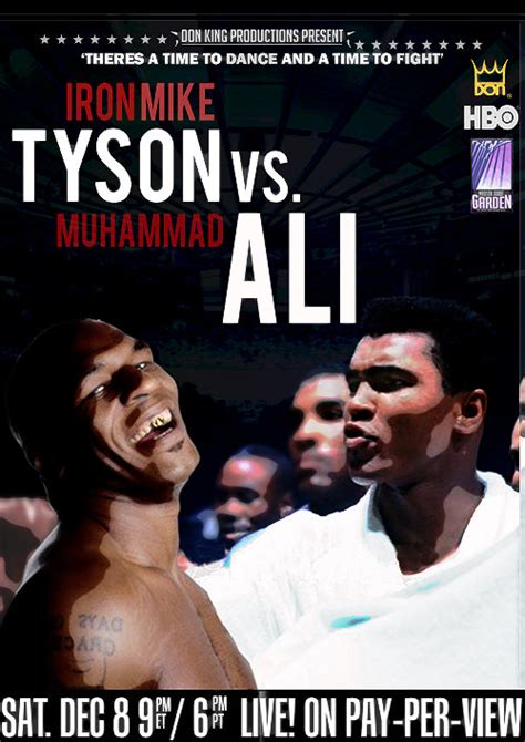 TYSON v ALI Boxing Poster by notoriaz on DeviantArt