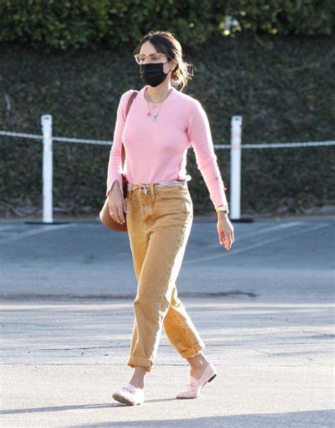 Jordana Brewster in a Pink Top - Brentwood Country Mart 02/26/2021 • CelebMafia