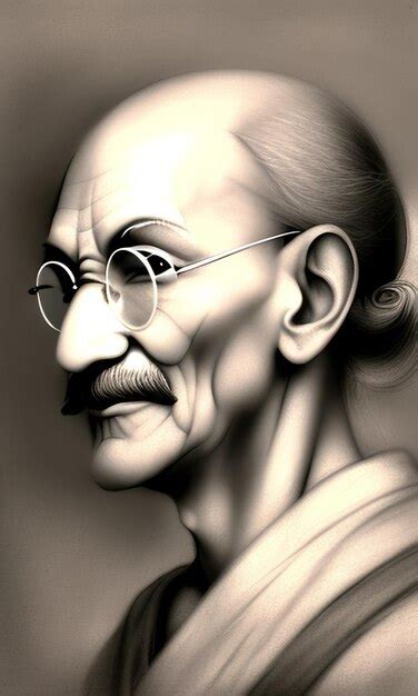 Premium AI Image | Mahatma gandhi indian freedom fighter 2 october