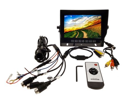 7" HIGH RESOLUTION Digital Backup Camera Monitor - Camera Source Backup ...