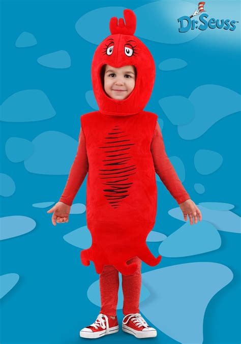 Toddler Dr. Seuss Red Fish Costume | Dr. Seuss Costumes