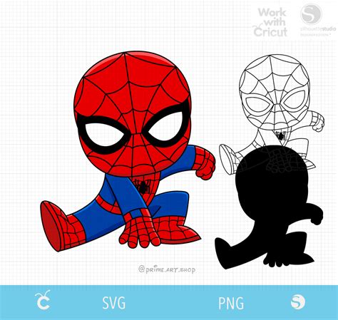 Chibi Classic Spider Man Svg, Spiderman, Cartoon Spider Boy Inspire Uplift | atelier-yuwa.ciao.jp