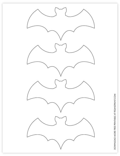 Free Printable Bat Template – DIY Halloween Decorations | Halloweenpynt ...