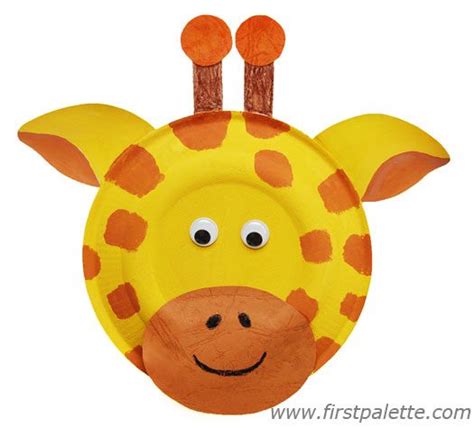 Paper plate giraffe | Giraffe crafts, Animal crafts for kids, Paper ...