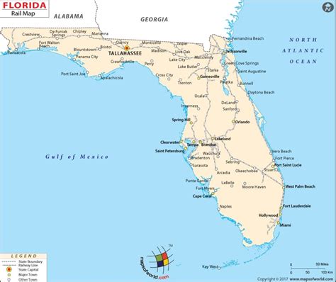 Map Of Florida Railroads - Alvina Margalit