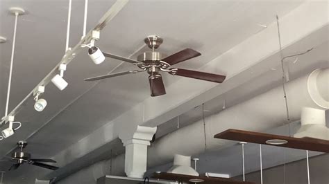 Hampton Bay Farmington Ceiling fans in a store in Zionsville - YouTube