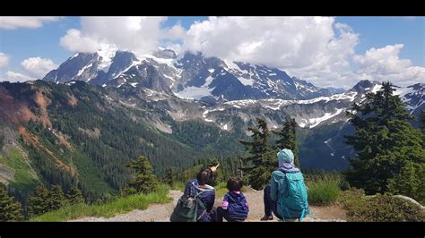 A family friendly hike at Artist point trail, Heather Meadows ...