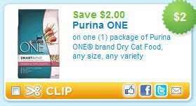 Purina One Coupon: Save $2 ($0.57 at Walmart!) | Moms Need To Know