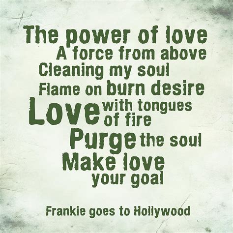 The power of love song Frankie Goes to Hollywood Mixed Media by Gina ...